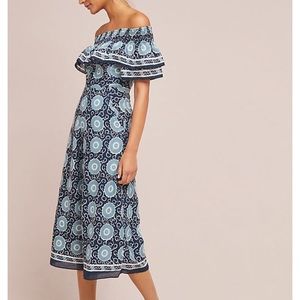 Anthropologie off the shoulder romper